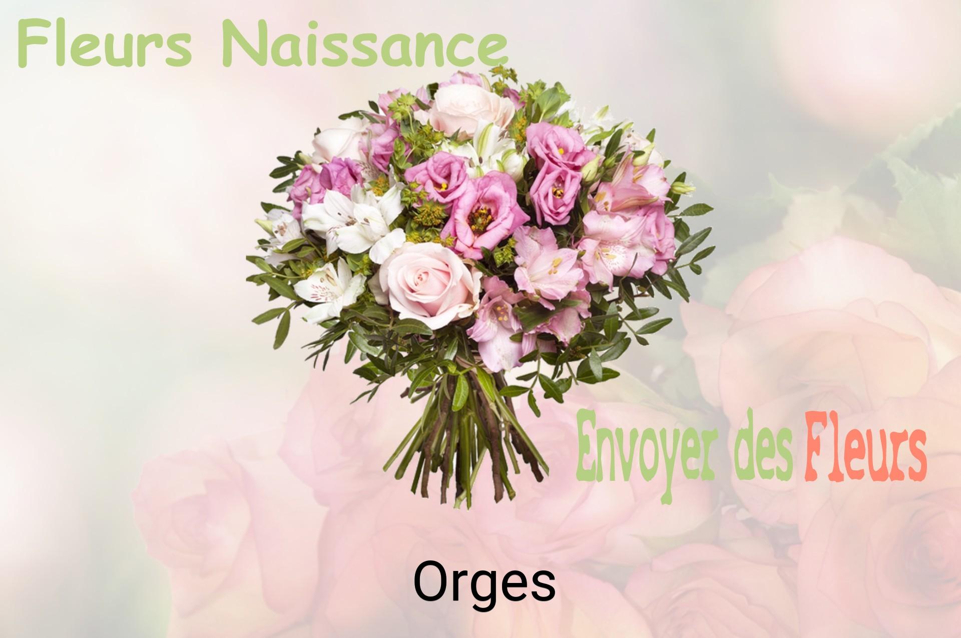 Bouquet de fleurs de naissance livré à Orges